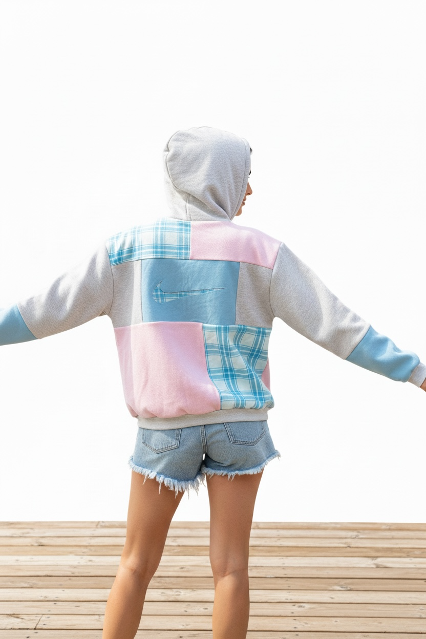 "Cotton Candy is here"! Looks like clouds in the sky! Size L/XL